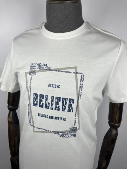 تيشرت روند مستورد believe and achieve